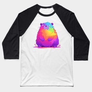 rainbow beaver Baseball T-Shirt